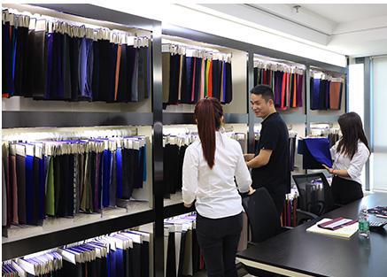 Jinhao textile sample room